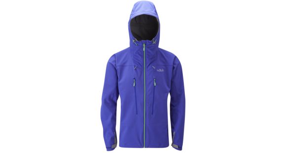 Shed, Rab Men's Vantage Jacket, Persian/Zinc, Large, QFT-36-PR-L-DEMO