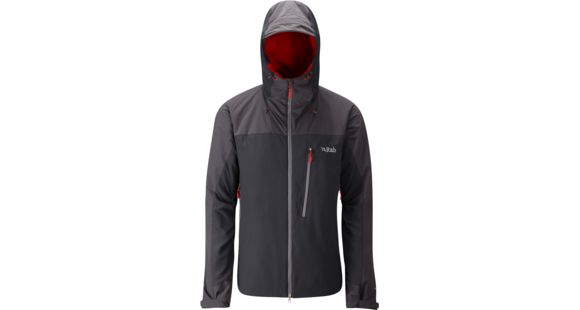 Rab Vapour-Rise Guide Jacket - Men's, Dark Shark/Graphene, Extra Large, QVR-57-DS-XL