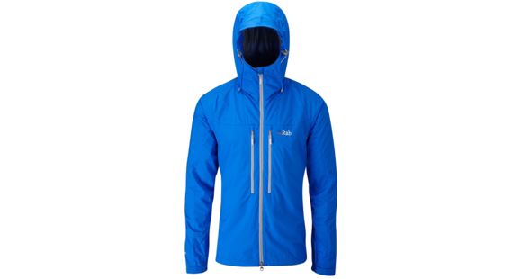 Rab Vapour-Rise Lite Alpine Jacket - Men's-Maya/Grey Zip-Medium