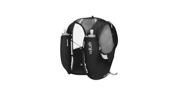 Rab Veil Lightweight Running Vest, 12L, Black, Large, QAP-55-BLK-LRG