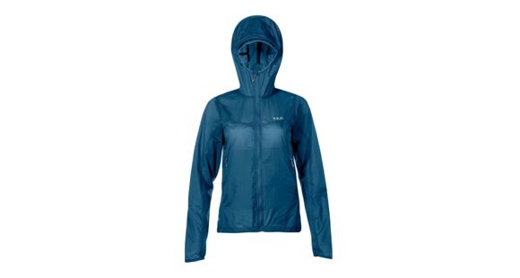 Rab Vital Windshell Hoody - Women's, Ink, Large, QWS-40-IK-14