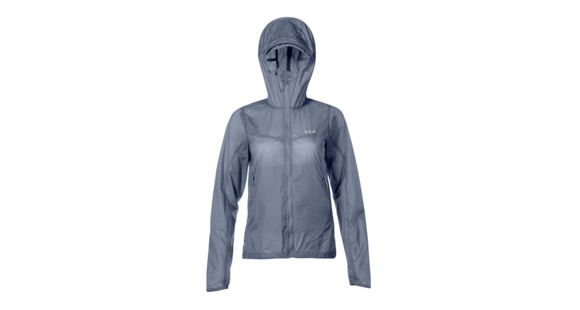 Rab Vital Windshell Hoody - Women's, Shadow, Medium, QWS-40-SH-12
