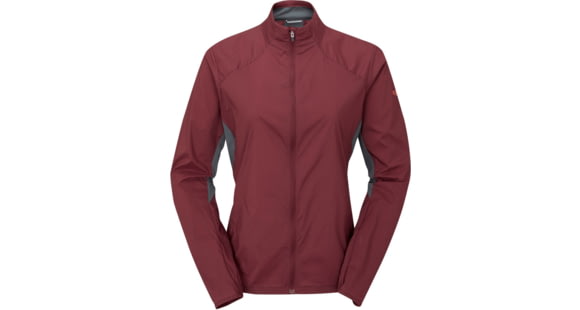 Rab Windveil Jacket - Womens, Deep Heather/Graphene, 16, QWS-69-DHG-16