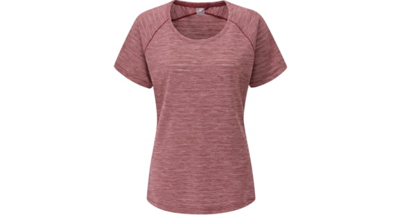 Rab Wisp Tee - Women's, Deep Heather Marl, 8, QBL-12-HD-08