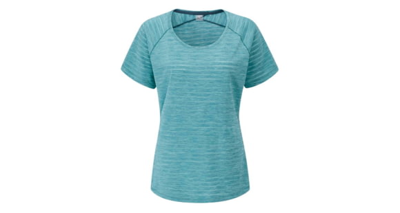 Rab Wisp Tee - Women's, Meltwater Marl, 12, QBL-12-MEL-12