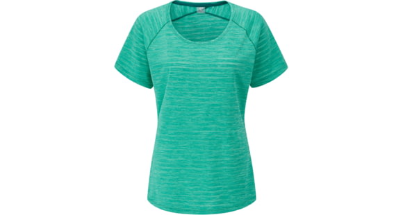 Rab Wisp Tee - Women's, Storm Green Marl, 14, QBL-12-SR-14