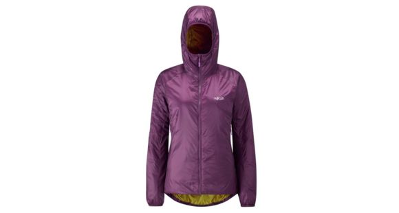 Rab Xenon X Hoodie - Women's, Berry/ Mimosa, Large, QIO-07-BY-14