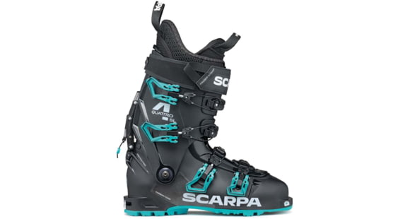 Scarpa 4-Quattro SL Boots - Women's, Black/Lagoon, 26.5, 12013/502-BlkLag-26.5