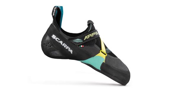 Scarpa Arpia Climbing Shoes - Women's, Black/Aqua, 38.5, 70058/002-BlkAqua-38.5