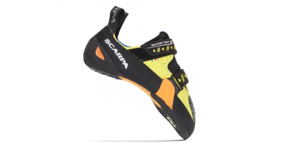 Scarpa Booster S Climbing Shoes, Black/Yellow, Medium, 42.5, 70012/000-BlkYel-42.5