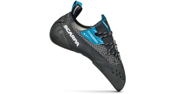 Scarpa Chimera Climbing Shoes, Black/Azure, 37.5, 70073/000-BlkAzr-37.5