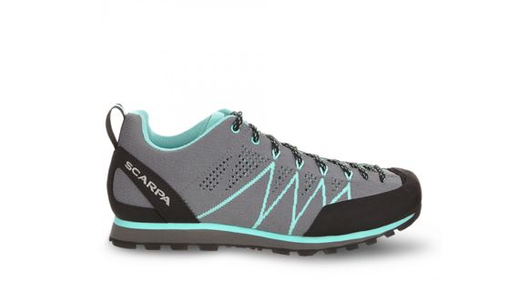 Scarpa Crux Air Approach Shoes - Women's, Smoke/Ice Green, 38.5, 72057/352-SmkIgrn-38.5