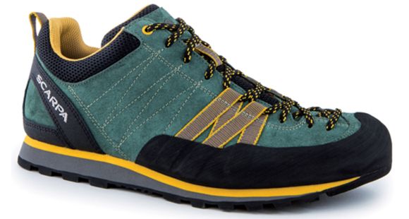 Scarpa Crux Approach Shoe - Men's-Lichen Green/Mustard-44