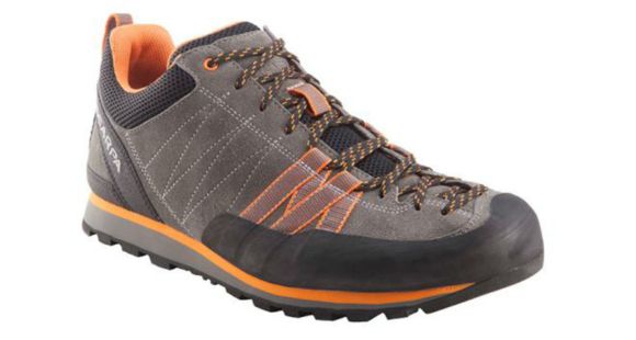 Scarpa Crux Approach Shoe - Men's-Grey/Orange-Medium-42.5
