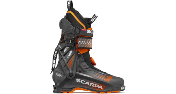 Scarpa F1 LT Ski Boots - Mens, Carbon/Orange, 31, 12172/500.1-CbnOrg-31.0