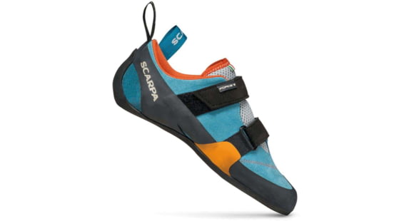 Scarpa Force V Climbing Shoes - Women's, Ice Fall/Mandarin Red, 40.5, 70018/002-IfallMred-40.5