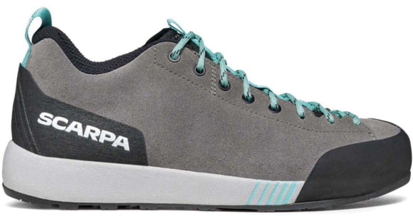 Scarpa Gecko Approach Shoes - Womens, Mid Gray/Aqua, 36, 72602/352-MgryAqua-36