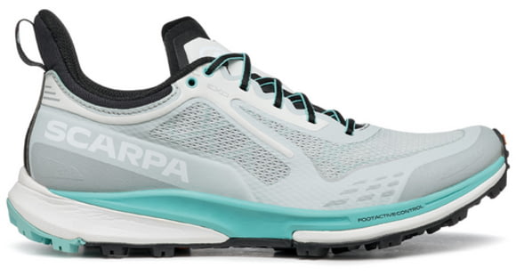Scarpa Golden Gate Kima RT Trailrunning Shoes - Women, Light Gray/Aruba, 36.5, 33079/352-LgryAru-36.5