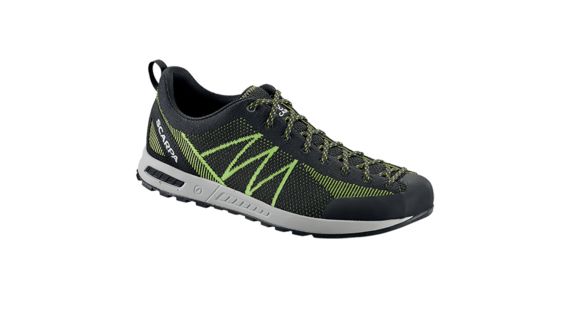 Scarpa Iguana Approach Shoe - Men's, Black/Lime, 41 EU, 72620/350-BlkLim-41