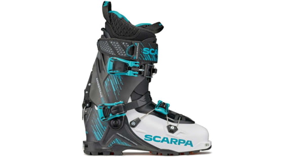 Scarpa Maestrale RS Alpine Touring Boot - Men's, White/Black/Azure, 30, 12051/501-WhtBlkAzr-30.0