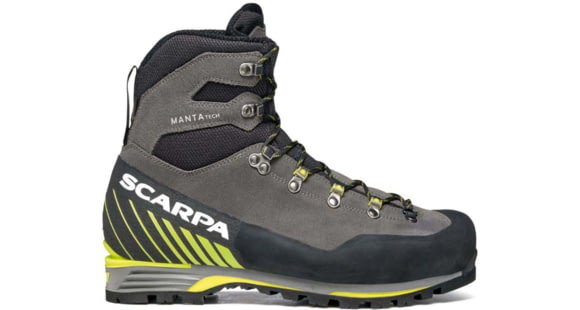 Scarpa Manta Tech GTX Mountaineering Shoes - Men's, Shark/Lime, 41.5, 87506/201-SrkLim-41.5