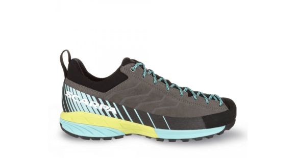 Scarpa Mescalito Approach Shoes - Women's, Titanium/Green Blue, Medium, 37.5, 72100/352-TitGblu-37.5