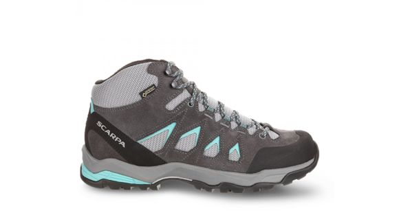 Scarpa Moraine Mid GTX Hiking Shoes - Women's, Grey/Lagoon, 40.5, 63064/202-GryLag-40.5
