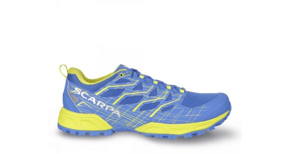 Scarpa Neutron 2 Trail Running Shoes - Men's, Grecian Blue/Spring Green, Medium, 47, 33036/350-GbluSgrn-47