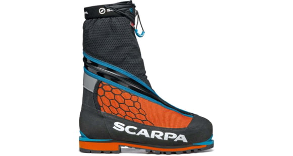 Scarpa Phantom 6000 Mountaineering Boots, Black/Orange, 45, 87408/500-BlkOrg-45