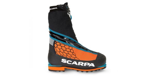 Scarpa Phantom 6000 Mountaineering Boots, Black/Orange, Medium, 44, 87407/500-BlkOrg-44