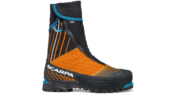 Scarpa Phantom Tech Mountaineering Shoes, Black/Bright Orange, 47, 87425/210-BlkBorg-47