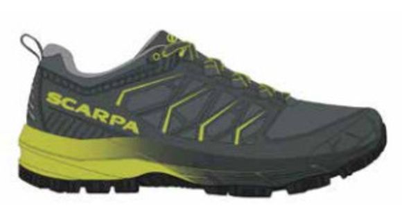 Scarpa Proton XT Trail Running Shoes - Men's, Grey/Green Leaf, 42.5, 33038-351-GryGrnleaf-42.5