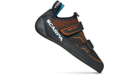 Scarpa Reflex V Climbing Shoes - Men's, Black/Flame, 41.5, 70067/000-BlkFla-41.5