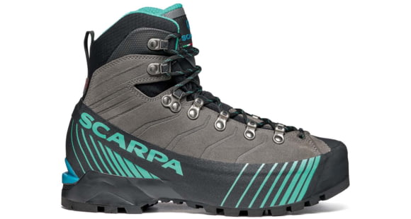 Scarpa Ribelle HD Mountaineering Shoes - Women's, Titanium/Aqua, 40.5, 71087/252.2-TitAqua-40.5