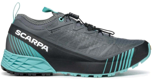 Scarpa Ribelle Run GTX Shoes - Women's, Anthracite/Turquoise, 41, 33071/202-AntTurq-41
