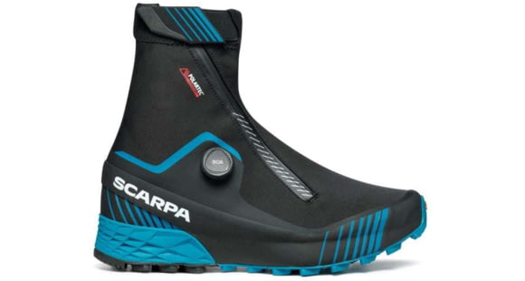 Scarpa Ribelle Run Kalibra G Shoes, Black/Azure, 42.5, 33081/350-BlkAzr-42.5