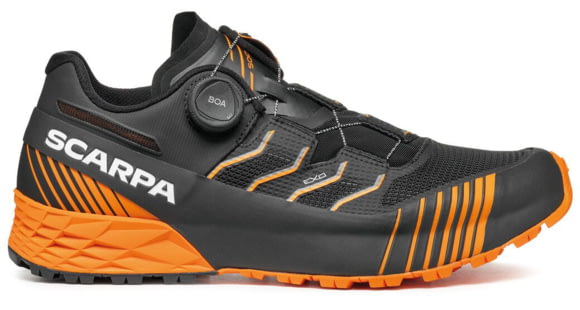 Scarpa Ribelle Run Kalibra HT Shoes - Men's, Black/Orange, 44.5, 33084/350-BlkOrg-44.5