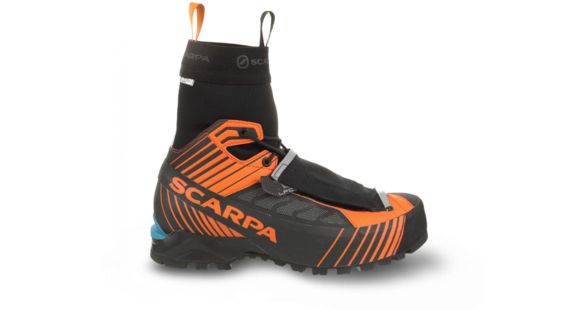 Scarpa Ribelle Tech OD Mountaineering Boots - Men's, Black/Orange, Medium, 44.5, 71070/250-BlkOrg-44.5