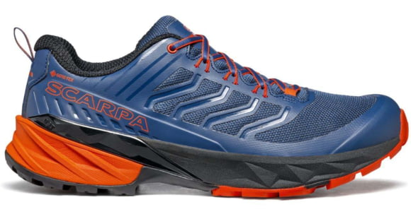 Scarpa Rush GTX Trailrunning Shoes - Men's, Blue/Fiesta, 44.5, 33080/200-BluFst-44.5