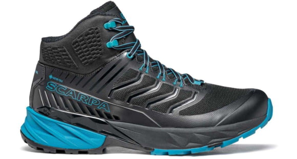 Scarpa Rush Mid GTX Hiking Shoes - Men's, Black/Ottanio, 40.5, 63130/200-BlkOtt-40.5