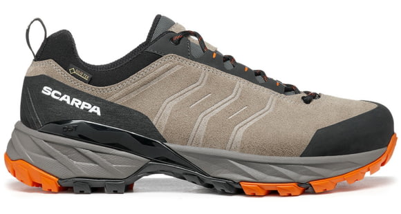 Scarpa Rush Trail GTX Shoes - Mens, Taupe/Mango, 42, 63142/200-TauMang-42