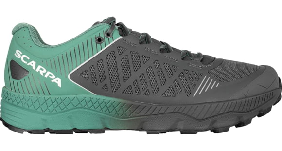 Scarpa Spin Ultra Trailrunning Shoes - Men's, Iron/Deep Sea, 45, 33072/350-IrnDsea-45