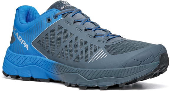 Scarpa Spin Ultra Trailrunning Shoes - Men's, Iron Grey/Vivid Blue, 46, 33072/350-IgryVblu-46