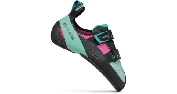 Scarpa Vapor V Climbing Shoes - Women's, Dahlia/Aqua, 35, 70040/002-DalAqua-35