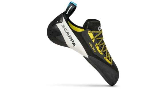 Scarpa Veloce L Climbing Shoes - Mens, Black/Yellow, 45, 70079/001-BlkYel-45