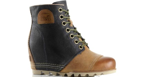 Sorel 1964 Premium Wedge Casual Boot - Women's-Black-Medium-6