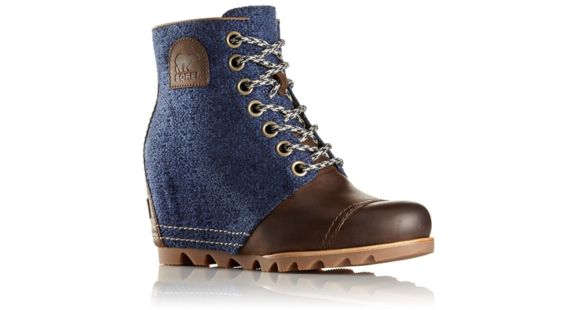 Sorel 1964 Premium Wedge Casual Boot - Women's-Saddle-Medium-9.5