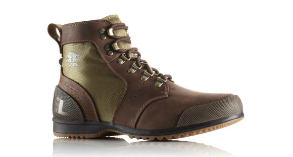 Sorel Ankeny Mid Hiker Ripstop Casual Boot - Men's-Tobacco/Elk-Medium-8 US