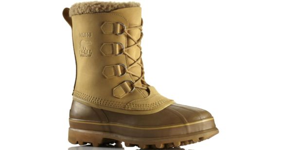 Sorel Caribou Winter Boot - Men's-Prairie Sand/Maple-Medium-10.5