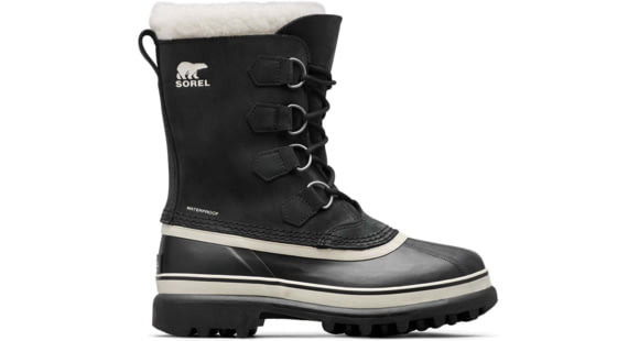 Sorel Caribou Winter Boot - Womens, Black/Stone, 12 US, 1003812011-12